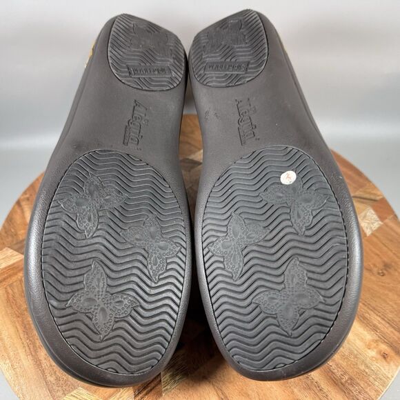 Alegria Women's Keli Pro Brown Leather Nursing Comfort Clogs EU 41 US 10.5 - Picture 6 of 8